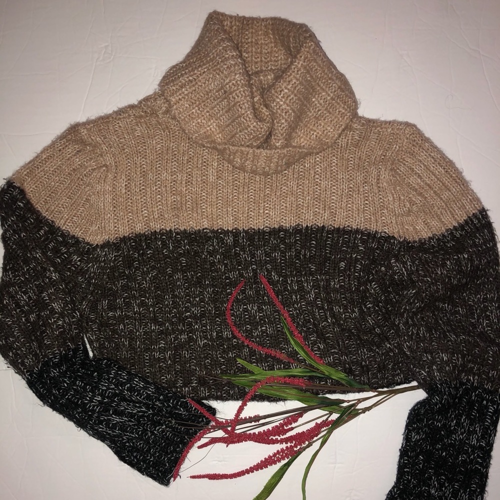 CUSTOM CROP TURTLENECK SWEATER 🐻